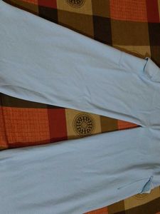 Light Blue Corduroy Cargo Pants