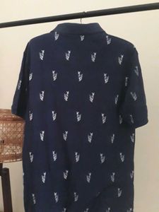 Zudio Polo Shirt L size navy Blue