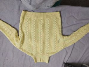 Yellow Knit Sweater