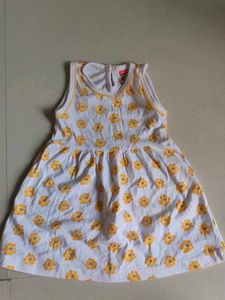 Sunflower Baby Dress