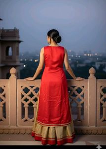 🆕New Lehenga Choli - Red &amp; Gold