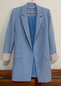 Blue Oversized Blazer