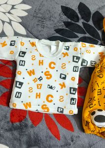 Warm Top With Dangri Set