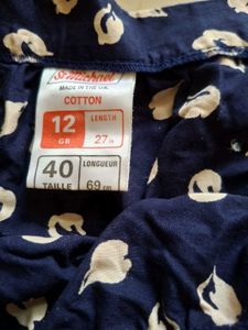 Vintage Look Stylish A Line Cotton Skirt