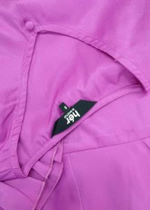 Purple Peplum Top