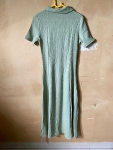 Green Collared Dress