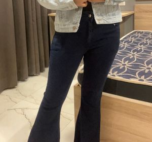 Navy Blue Bootcut Jeans