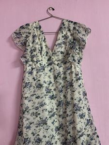 Floral Ruffle Mini Dress