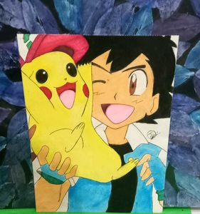 Pokemon Ash Ketchum Portrait