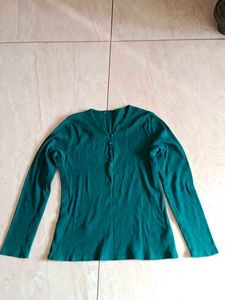 Green Long Sleeve cardigan