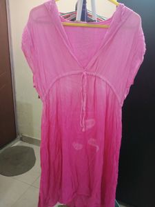 Pretty Pink Hoody Dress