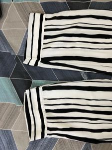 Myntra Black And White Night Suit