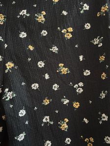 Floral Print Flare Pants