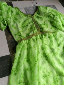 Green Stitched Sample Designer Suit