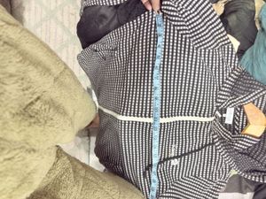 Checkered Zip-Up Hoodie