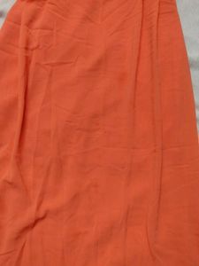 Orange Casual Dress