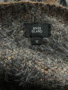 Animal Print Fuzzy Sweater