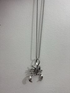 anit tarnish Scorpion Pendant Necklace