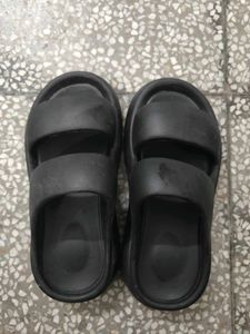 Black Platform Slides