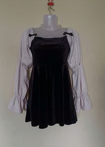 Coquette Black Dress