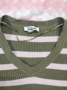 Striped Knit Top