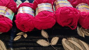 5 Pc Red Woolen Thread