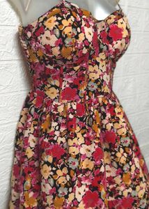 Spaghetti Floral Printed Dress