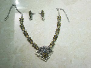 German Silver Necklace Set