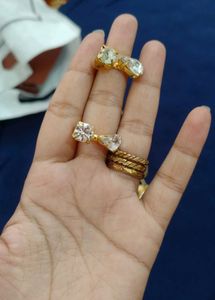 Sparkling Crystal Choker With Earings