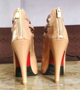 Nude Strappy Heels