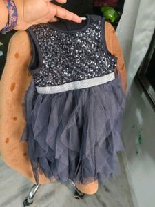 Sparkly Grey Tutu Dress