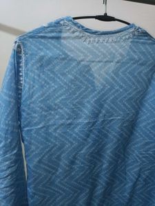 Short Handwork Chikan Kurta