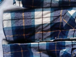 Blue Plaid Flannel Shirt