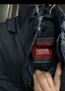 Navy Blue Puffer Jacket