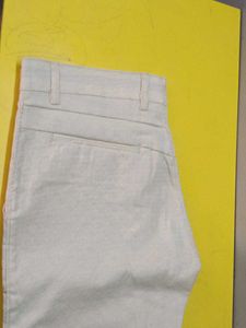 Beige Casual Pants