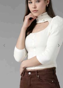 Chic Cutout Knit Top