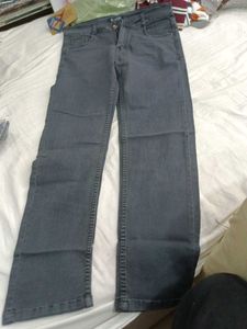 Gray Denim Jeans