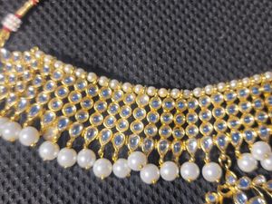 Kundan Pearl Neck Piece