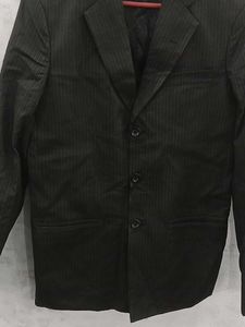 Striped Black Formal Blazer