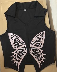 Butterfly Wing Crop Top