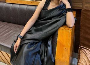 Elegant Black Saree