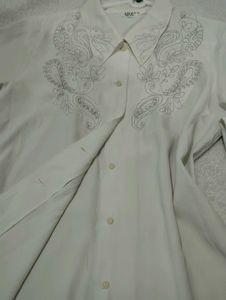 Elegant Embroidered White Blouse