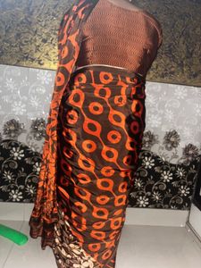 crepe saree