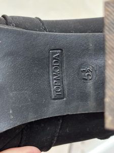 Black Lace Up Ankle Boots