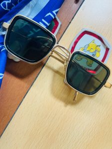 Stylish Gold Frame Sunglasses