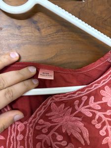 Red Dyed Kurta