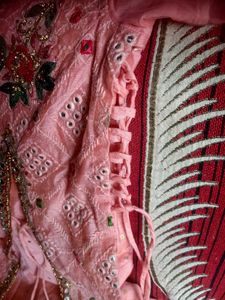 Elegant Pink Embroidered Anarkali Kurta