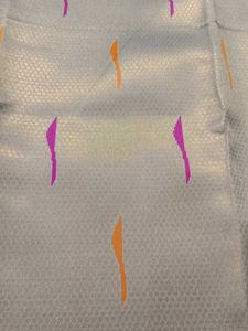 Rose Gold- Multicolour Border wedding Semi Silk