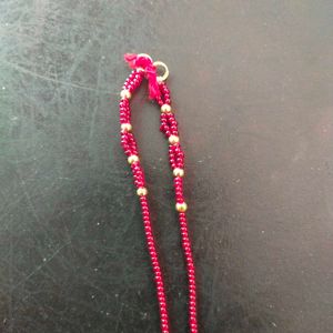 22k Pure Gold Handmade Kaan Chain(1pair)