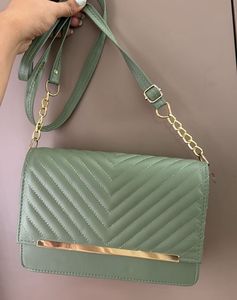 Olive Green Sling Bag